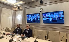 А. Варфоломеев: Молодые парламентарии обсудили развитие российского и белорусского спорта в условиях санкций