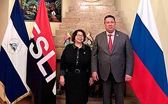 В. Полетаев провел встречу с Послом Республики Никарагуа в РФ А. Торрес
