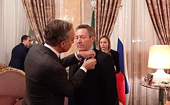 Олег Королев удостоен высокой награды