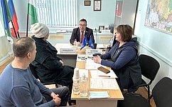 А. Новьюхов провёл прием граждан по личным вопросам в Березовском районе