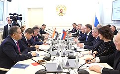 К. Косачев провел встречу с делегацией Народного Совета Сирийской Арабской Республики