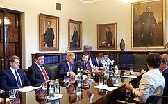 Делегация Совета Федерации посетила Парламент Финляндской Республики