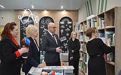 О. Цепкин посетил модернизированную библиотеку им. Ш. Бабича в Челябинске