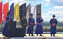 Б. Жамсуев принял участие в национальном троеборье «Бабжын наадан»