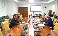 И. Умаханов провел встречу с Чрезвычайным и Полномочным Послом Йеменской Республики в РФ