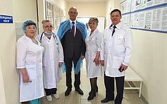 В. Круглый ознакомился с ходом реализации национального проекта «Здравоохранение» в Покровском районе Орловской области