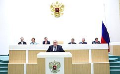 На заседании Совета Федерации выступил директор Института мировой литературы имени А.М. Горького РАН В. Полонский