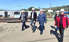 В. Наговицын проконтролировал ход строительных работ на очистных сооружениях в Улан-Удэ