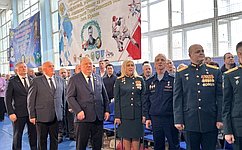 С. Кириллова приветствовала участников турнира по армейскому рукопашному бою, посвященного памяти Героя Советского Союза костромича О. Юрасова