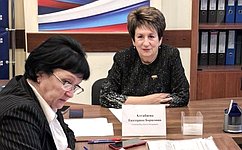 Е. Алтабаева провела личный приём граждан