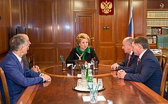 Председатель СФ провела встречу с руководством Удмуртской Республики