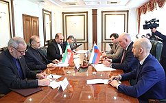 Г. Карасин провел встречу с Чрезвычайным и Полномочным Послом Исламской Республики Иран в РФ К. Джалали