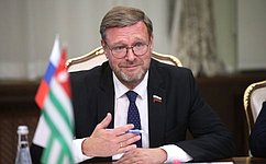 Konstantin Kosachev: Russian MPs are ready to discuss any issues on the bilateral agenda with their Abkhazian counterparts
