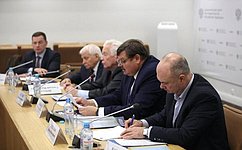 С. Колбин выступил на заседании Межведомственного экспертного совета по безопасности морских подводных трубопроводов в Аналитическом центре при Правительстве Российской Федерации