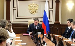 А. Епишин: Тверские олимпиадники посетили Совет Федерации