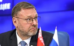 Konstantin Kosachev spoke at a media forum dedicated to the 23rd anniversary of the Treaty on the Creation of the Union State