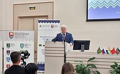 В. Чижов выступил на международной экологической конференции в Петрозаводске