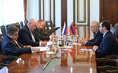 Г. Карасин провел встречу с Послом Армении в России В. Арутюняном