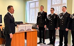 Е. Богомазов поздравил юных вологжан с Днем российского кадета