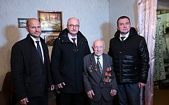 О. Цепкин лично поздравил ветеранов в Челябинской области