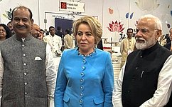 Valentina Matvienko meets with Prime Minister of India Narendra Modi
