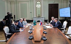 К. Косачев встретился с Чрезвычайным и Полномочным Послом Саудовской Аравии в России