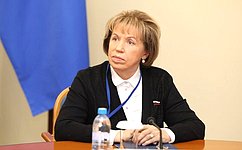 Л. Скаковская поприветствовала организаторов и участников XV-й Международной научно-практической конференции «Архитектура международных отношений в XXI веке и глобальные тренды современности: теория и реальность»