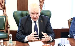 Grigory Karasin meets with Ambassador of Argentina to Russia Enrique Ignacio Ferrer Vieyra