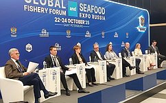 Сенаторы РФ приняли участие в мероприятиях VIII Международного рыбопромышленного форума в Санкт-Петербурге