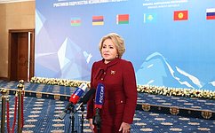 В. Матвиенко: Сессия МПА СНГ в Бишкеке была насыщенной встречами, успешной и результативной