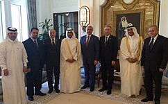 В рамках визита делегации СФ в Катар вице-спикер И. Умаханов встретился с Премьер-министром Шейхом Абдаллой Бен Насером Аль Тани