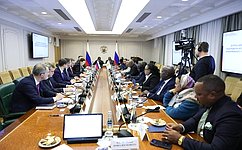 Konstantin Kosachev met with Vice President of the Pan African Parliament Gayo Asherbiri to discuss prospects for cooperation between lawmakers