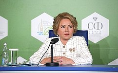 Valentina Matvienko: Russia must become a leader of the global environmental agenda