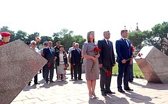 А. Суворов и А. Коряков приняли участие в мероприятиях, приуроченных ко Дню памяти и скорби в Амурской области