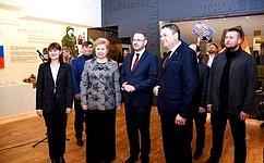 О. Бас приняла участие в открытии экспозиции новейшей истории в Луганском краеведческом музее