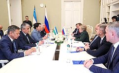The Speaker of the Federation Council met with the Chairperson of the Senate of the Oliy Majlis of the Republic of Uzbekistan