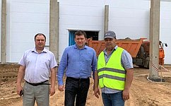 Н. Журавлев посетил строительные объекты Костромской области