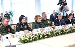 В. Матвиенко выступила на заседании Попечительского совета филиала Пансиона воспитанниц Министерства обороны РФ в Санкт-Петербурге