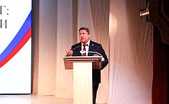 В. Полетаев выступил на учительском съезде в Республике Алтай