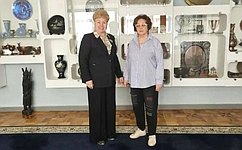 О. Бас встретилась с президентом Общероссийской общественно-государственной организации «Союз женщин России» Е. Лаховой