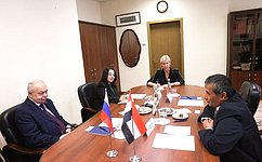 И. Умаханов и Посол Йеменской Республики в РФ обменялись мнениями по вопросам стабильности на Ближнем Востоке