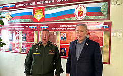С. Афанасьев проинспектировал военный комиссариат Республики Саха (Якутия)