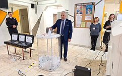 С. Мартынов принял участие в голосовании на выборах главы Российского государства