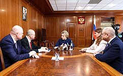 В. Матвиенко и О. Мельниченко обсудили вопросы социально-экономического развития Пензенской области