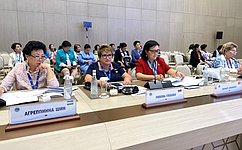 Л. Глебова выступила на Форуме женщин государств-членов Шанхайской организации сотрудничества