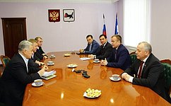 О. Каньков принял участие в рабочей встрече Губернатора Иркутской области С. Ерощенко