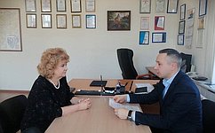 Н. Куликовских обсудила в регионе новые правила доставки страховой пенсии в связи с принятием соответствующего закона