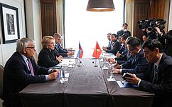 Federation Council Speaker meets with Chairman of National Assembly of Vietnam