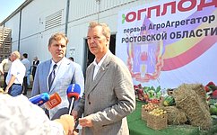 А. Яцкин: Создание региональных агроагрегаторов помогает сократить путь качественной сельхозпродукции до потребителя
