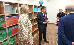 Делегация Совета Федерации посетила в Таджикистане среднюю общеобразовательную школу имени Ю.А. Гагарина